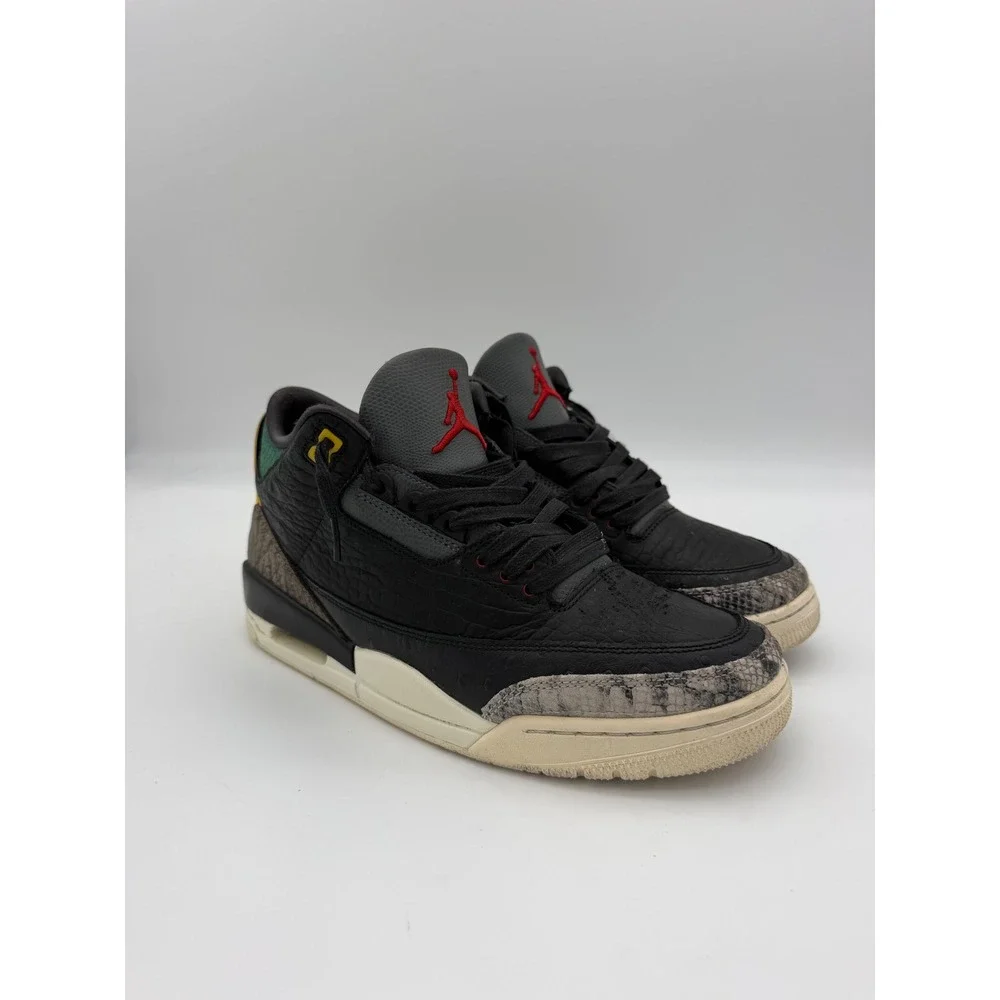 Air Jordan 3 Retro Animal Instinct 2.0 Black CV3583-003 Mens 9.5 Sneaker